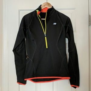 Half zip pull over running jacket
